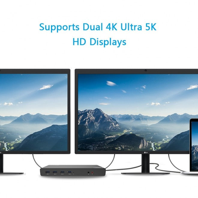 wavlink-usb-c-ultra-5k-laptop-docking-station-with-6x-usb3-0-4k-dual-video-outputs-gigabit-ethernet-audio-ws-ug69dk1 at www.mallsonline.com.au