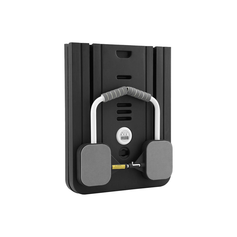 Everfit Pilates Board Foldable Reformer Multi Functional Exercise Trainer Black