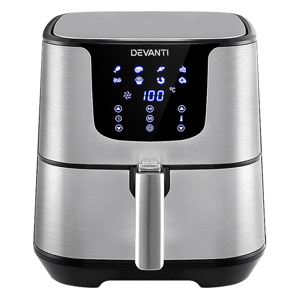 devanti-air-fryer-7l-lcd-fryers-oil-free-oven-airfryer-kitchen-healthy-cooker at www.mallsonline.com.au