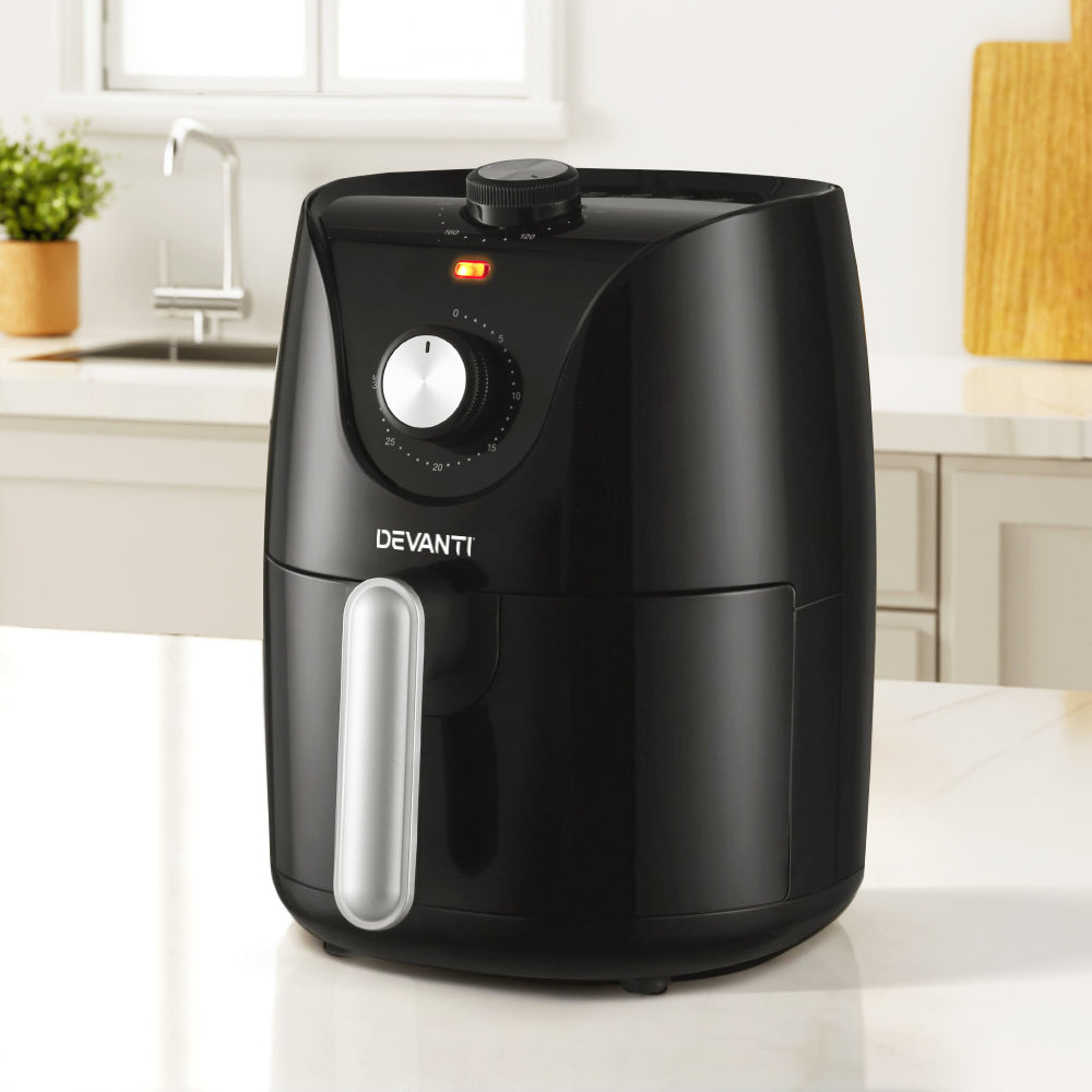 devanti-air-fryer-2-5l-electric-fryers-airfryer-healthy-cooker-oil-free-kitchen at www.mallsonline.com.au