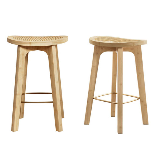 artiss-2x-bar-stools-bamboo-rattan-stool-counter-chair-kitchen-barstools at www.mallsonline.com.au