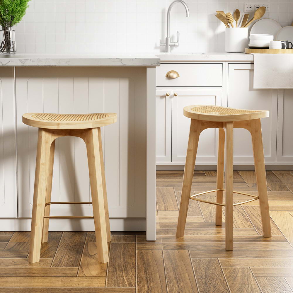 artiss-2x-bar-stools-bamboo-rattan-stool-counter-chair-kitchen-barstools at www.mallsonline.com.au