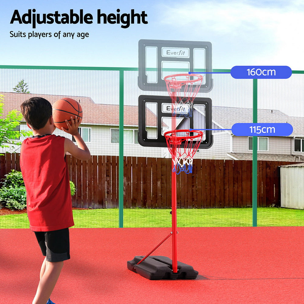 everfit-1-6m-kids-basketball-hoop-stand-system-portable at www.mallsonline.com.au