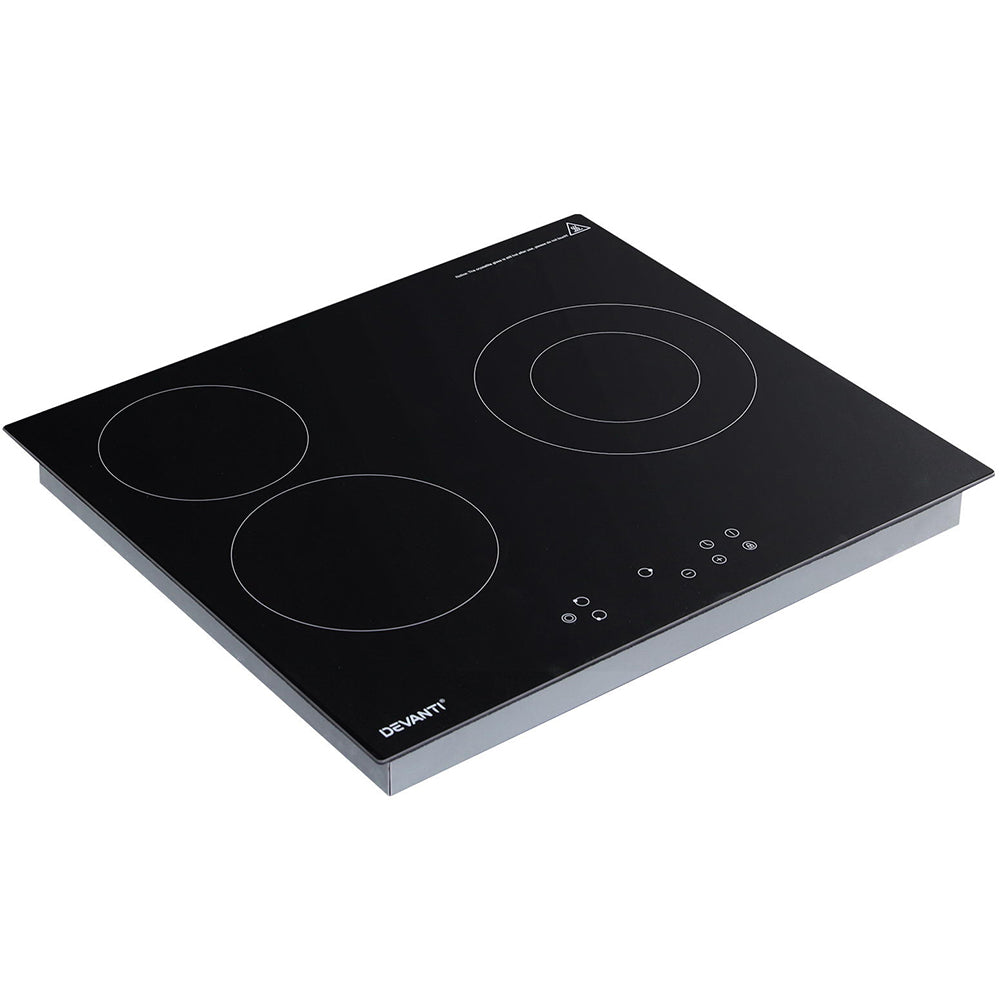 devanti-electric-ceramic-cooktop-60cm-kitchen-cooker-4-burner-hob-touch-control-5200w at www.mallsonline.com.au