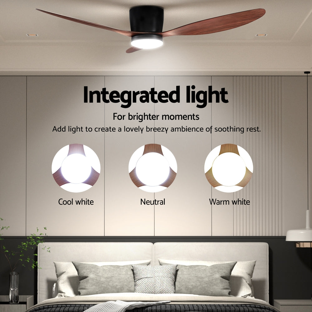 devanti-52-ceiling-fan-dc-motor-w-light-w-remote-dark-wood www.mallsonline.com.au
