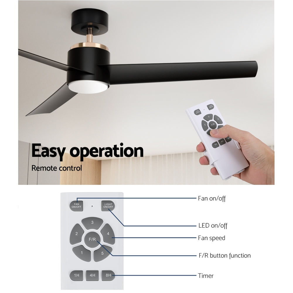 devanti-52-ceiling-fan-dc-motor-w-light-w-remote-black at www.mallsonline.com.au