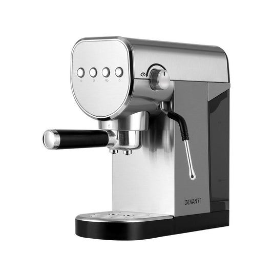 devanti-coffee-machine-espresso-maker-20-bar-milk-frother-cappuccino-latte-cafe-1 at www.mallsonline.com.au