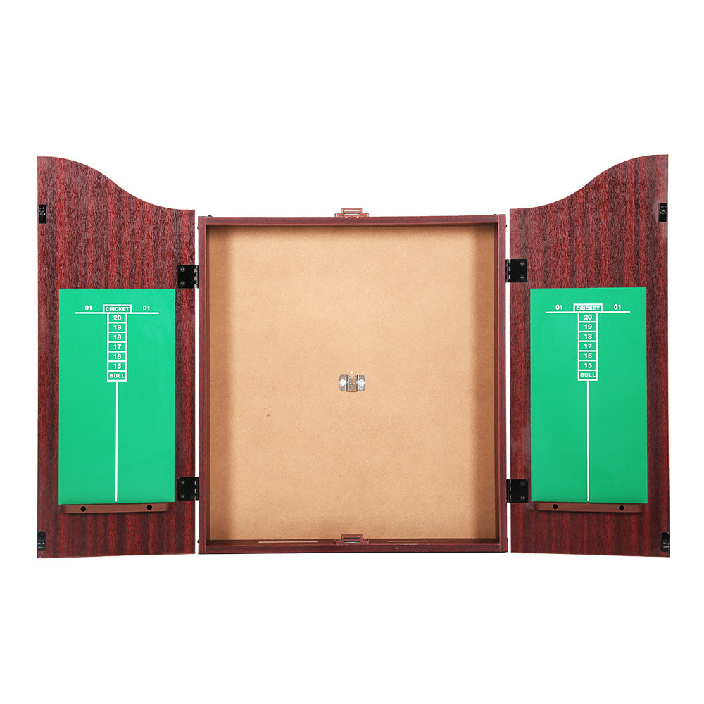 18-dartboard-cabinet-set-professional-dartboard-wood-classic-game-party-sport at www.mallsonline.com.au