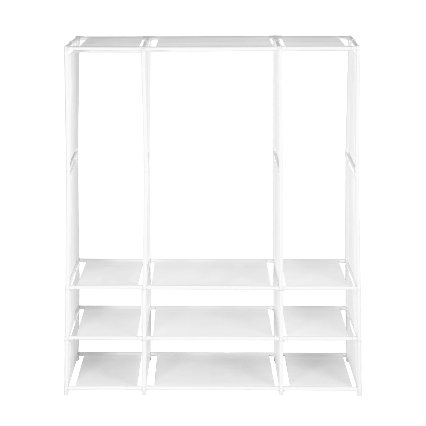 Artiss Large Portable Clothes Closet Wardrobe with Open Shelf White