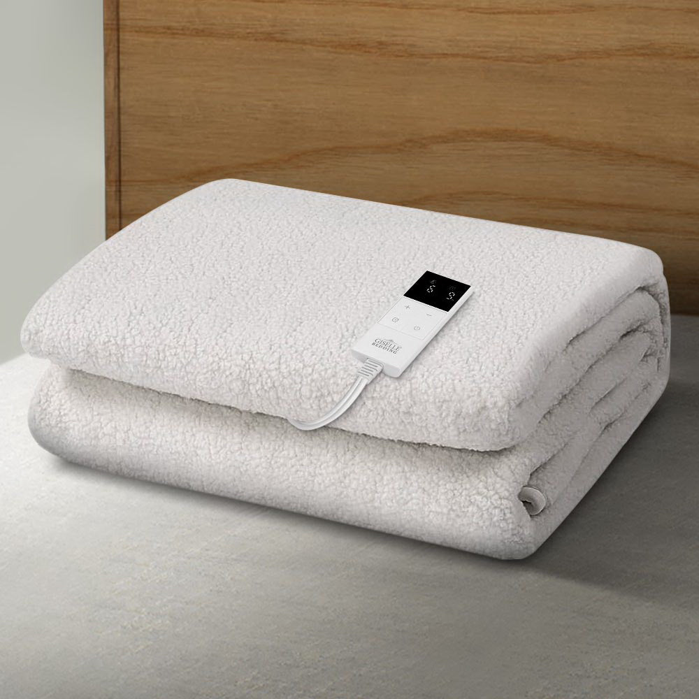 giselle-bedding-single-size-electric-blanket-fleece at www.mallsonline.com.au