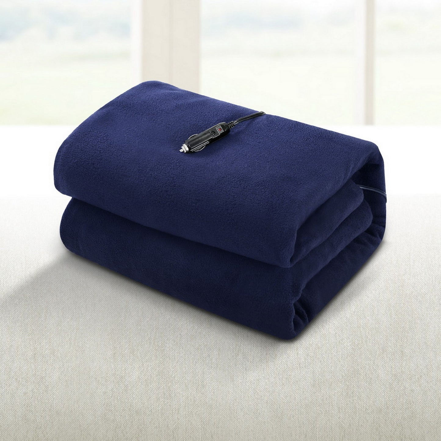 Giselle Electric Heated Blanket Car Truck Throw Rug Travel Camping 12V DC Aut