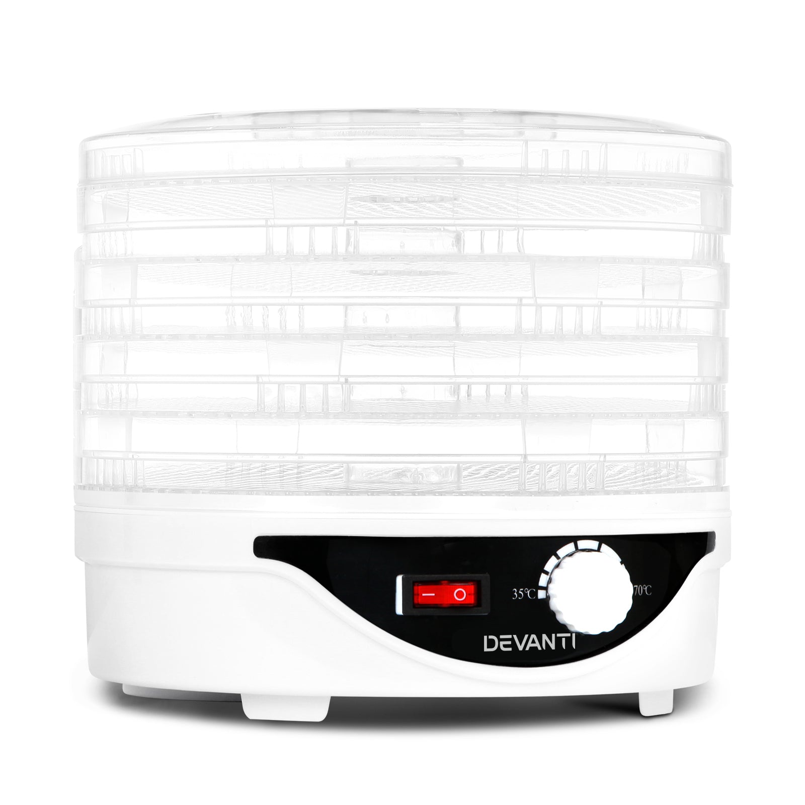 devanti-5-trays-food-dehydrator-fruit-dehydrators-pet-beef-jerky-dryer-white at www.mallsonline.com.au