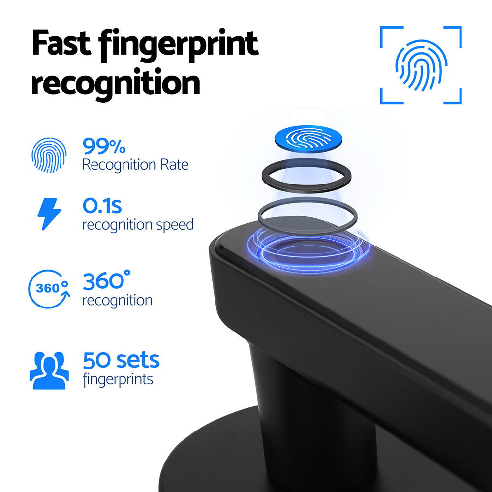 ul-tech-fingerprint-door-lock-smart-electronic-handle www.mallsonline.com.au