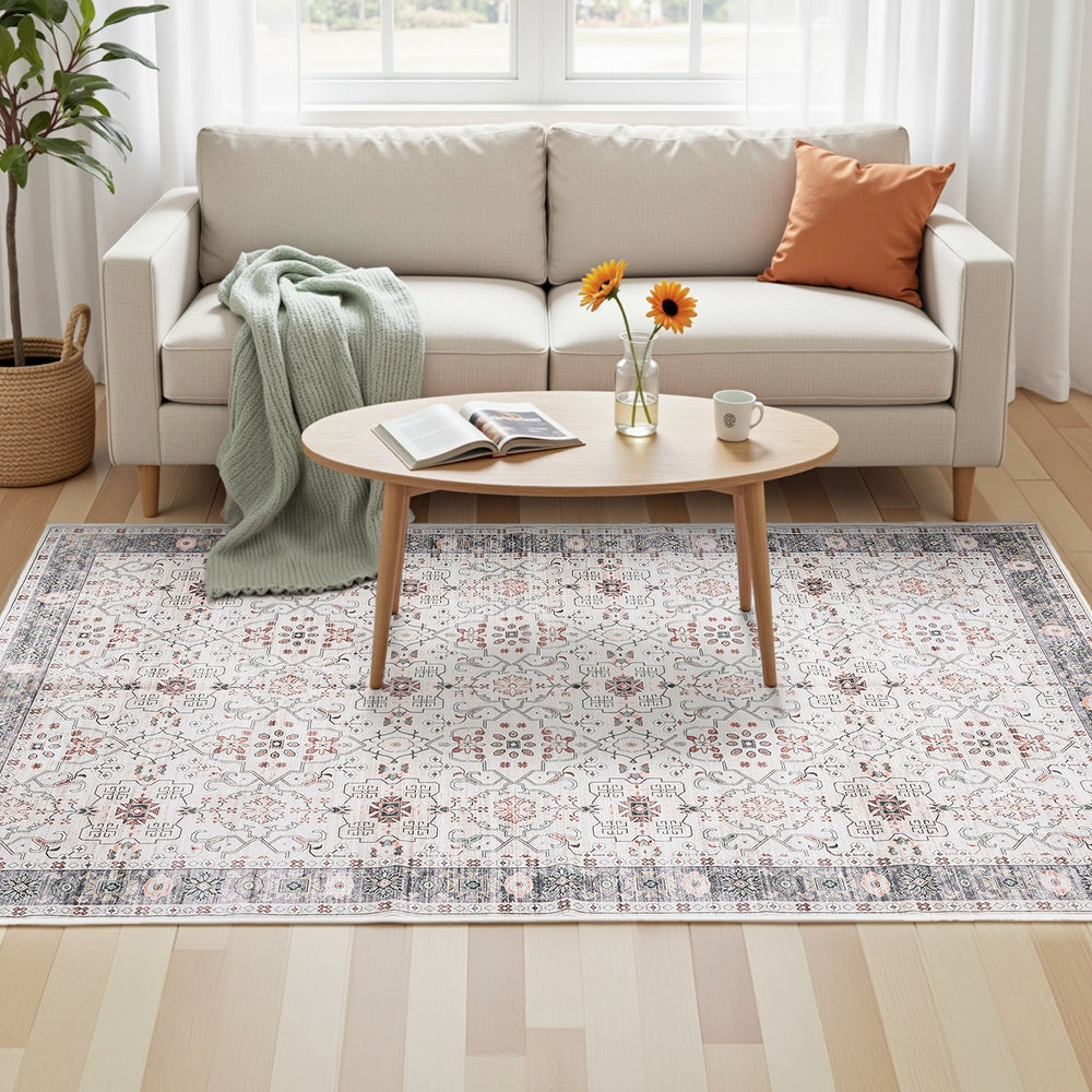 Artiss Washable Floor Rug 160X230cm Large Area Rug Modern Living Room Carpet