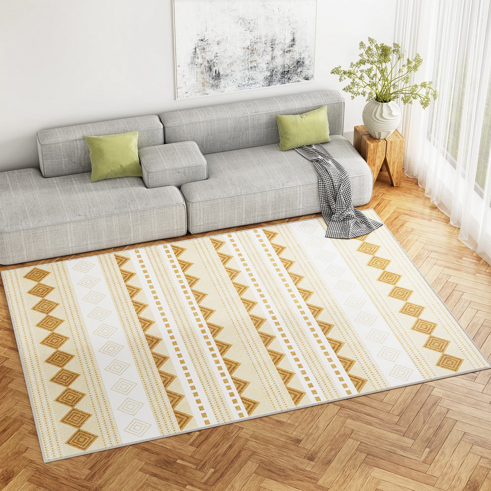 artiss-floor-rugs-200x290cm-washable-area-mat-large-carpet-soft-short-pile-ella at www.mallsonline.com.au