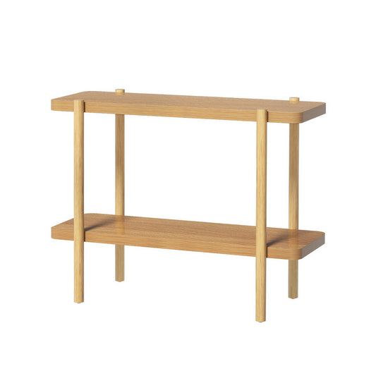 artiss-console-table-92cm-2-tier-pine-sera at www.mallsonline.com.au