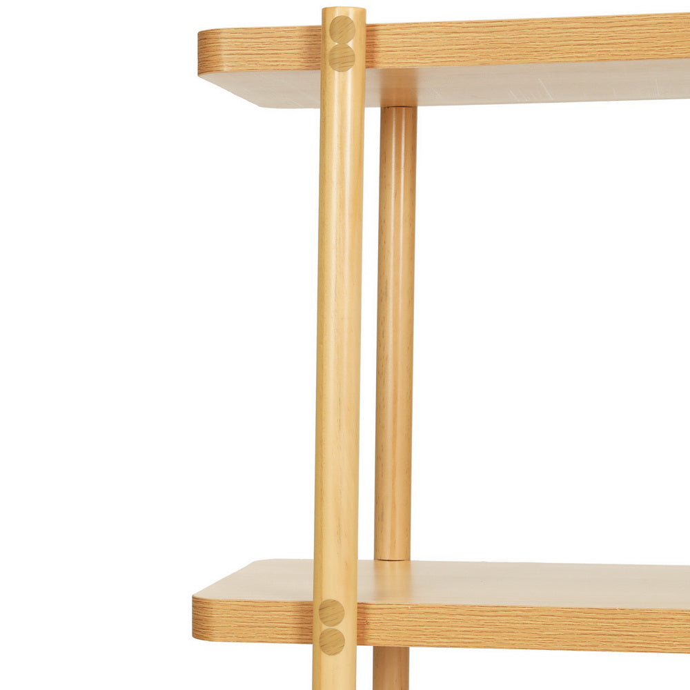 artiss-console-table-92cm-2-tier-pine-sera at www.mallsonline.com.au