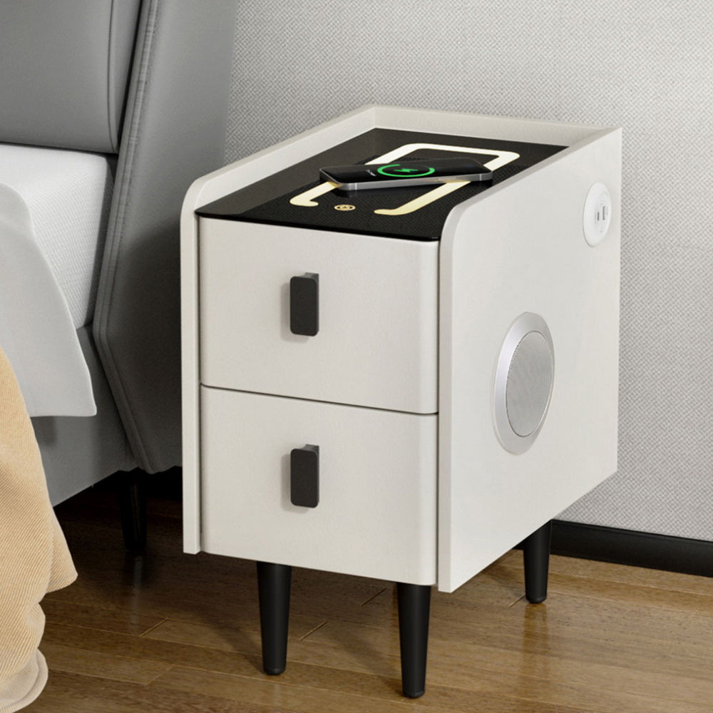 artiss-smart-bedside-table-with-wireless-charging-aida-white at www.mallsonline.com.au