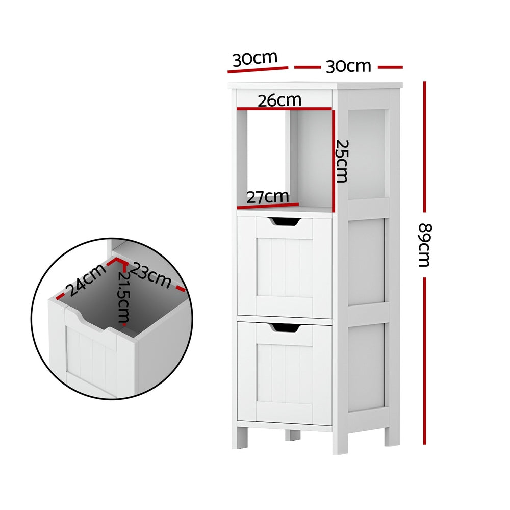 artiss-bathroom-storage-cabinet-89cm-floor-toilet-drawer-bedroom-organizer-standing-white at www.mallsonline.com.au