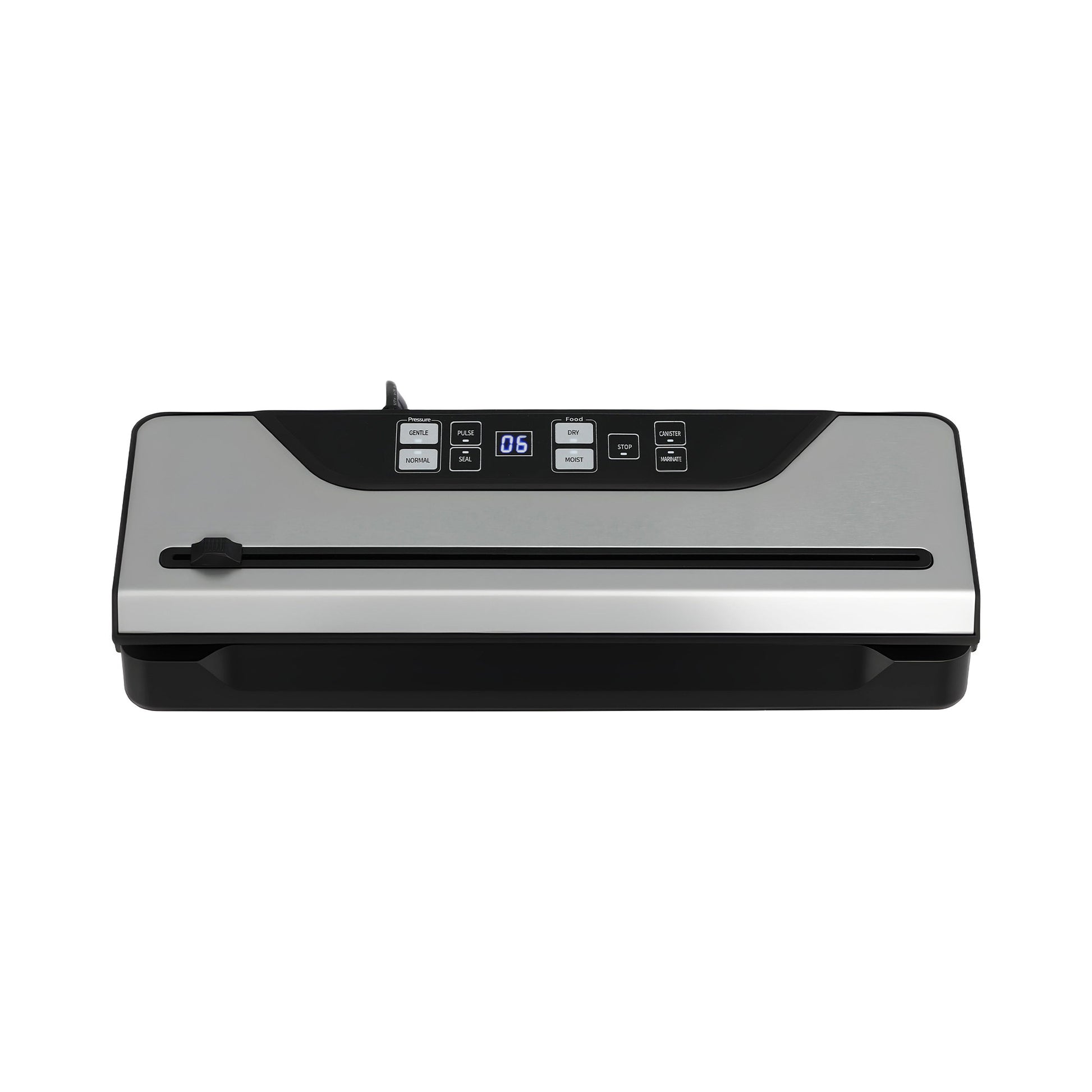 Devanti Food Vacuum Sealer Machine Auto Seal Slide Cutter 9 Modes Marinate Black