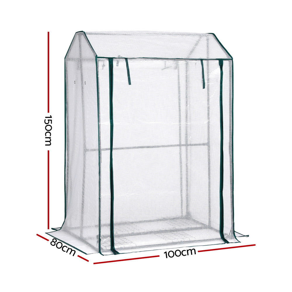 green-fingers-mini-greenhouse-pe-cover-green-house-roll-up-zippered-door-1-0x0-8x1-5m at www.mallsonline.com.au