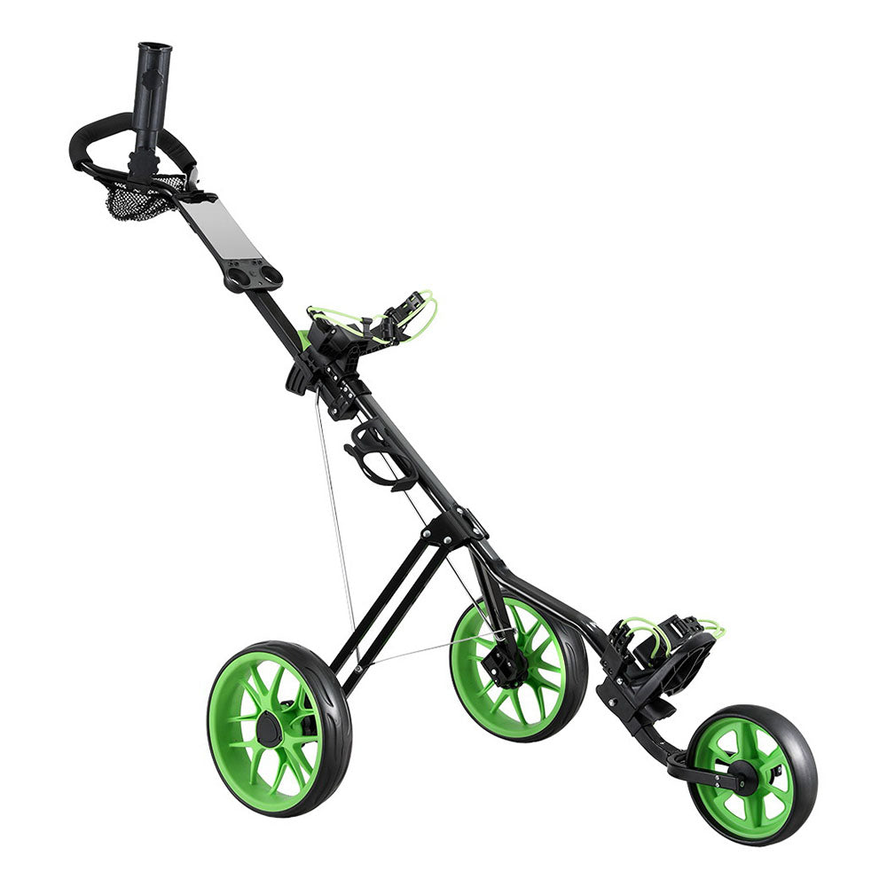 Everfit Golf Buggy Folding 3 Wheels Height Adjustable