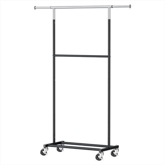 artiss-clothes-rack-double-rod-airer-rail-coat-stand-adjustable-hanger-1