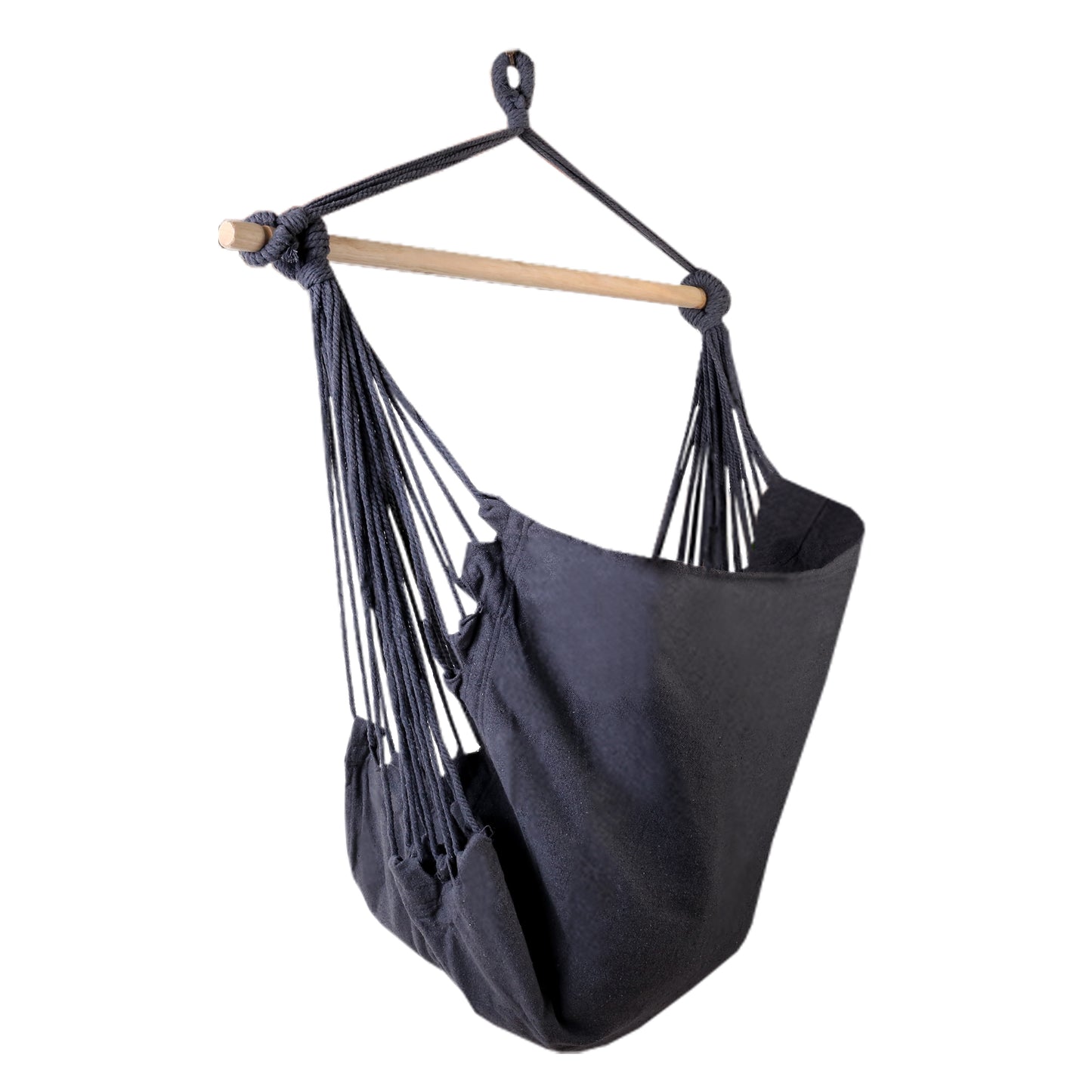 Gardeon Hammock Chair Outdoor Camping Hanging Hammocks Cushion Pillow Grey