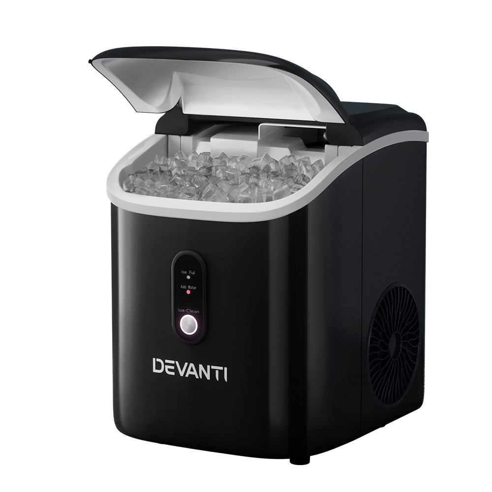 devanti-portable-ice-maker-machine-nuggetc-ice-cube-15kg-bar-countertop at www.mallsonline.com.au