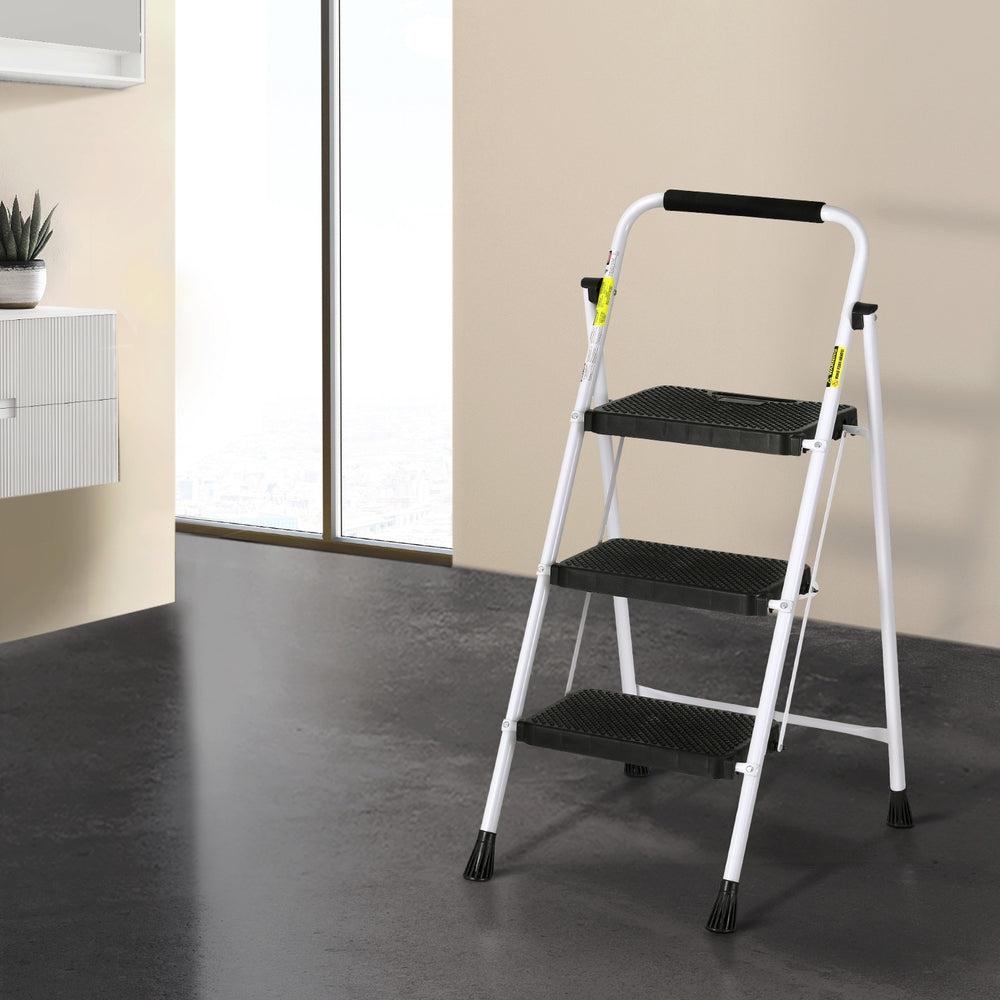 giantz-3-step-ladder-multi-purpose-folding-steel-light-weight-platform at www.mallsonline.com.au