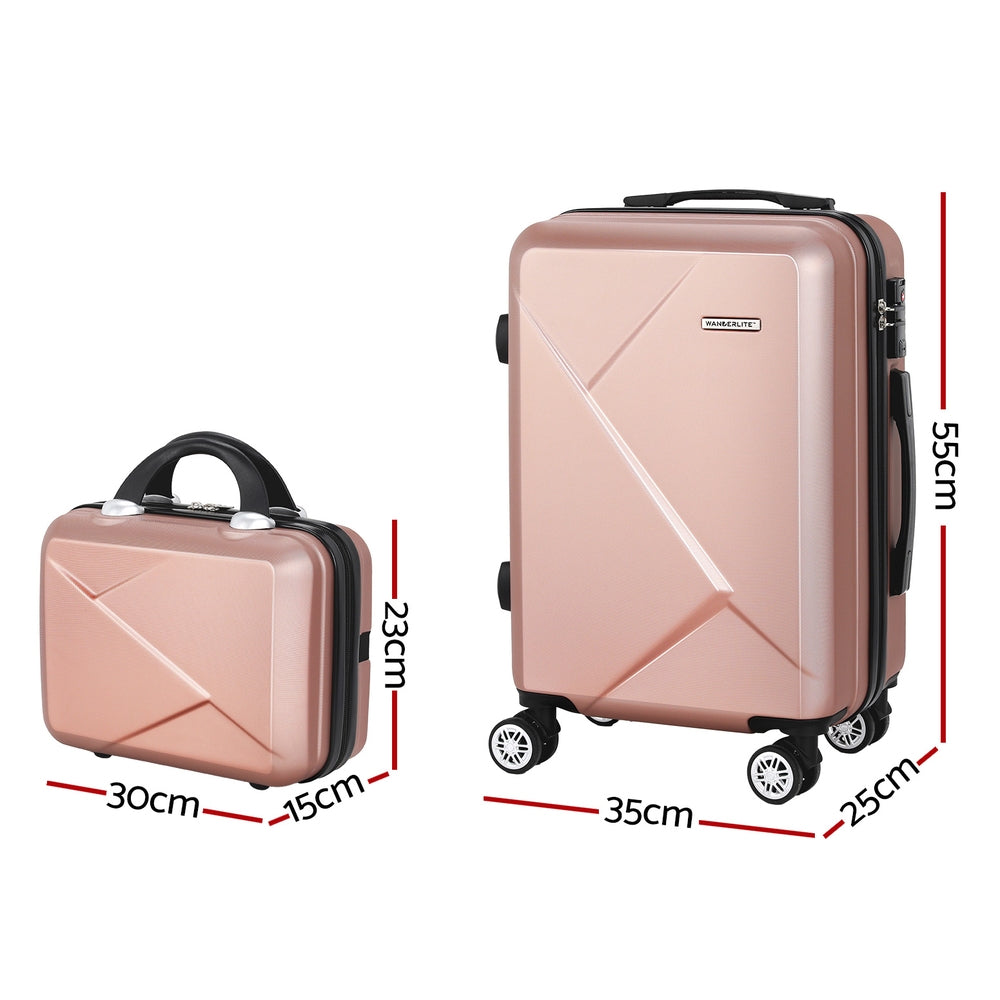 wanderlite-2set-20-inch-luggage-case-with-12-inch-handheld-luggage-box-hard-shell-travel-suitcase-tsa-lock-rose-gold www.mallsonline.com.au