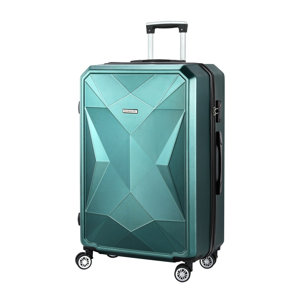 wanderlite-28-inch-luggage-set-with-tsa-lock-abs-hard-shell-travel-suitcase-organiser-luggage-case-atrovirens www.mallsonline.com.au