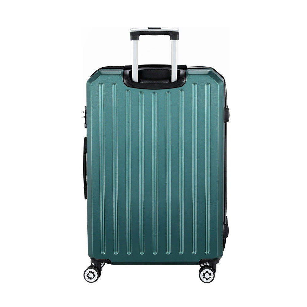 wanderlite-28-inch-luggage-set-with-tsa-lock-abs-hard-shell-travel-suitcase-organiser-luggage-case-atrovirens www.mallsonline.com.au