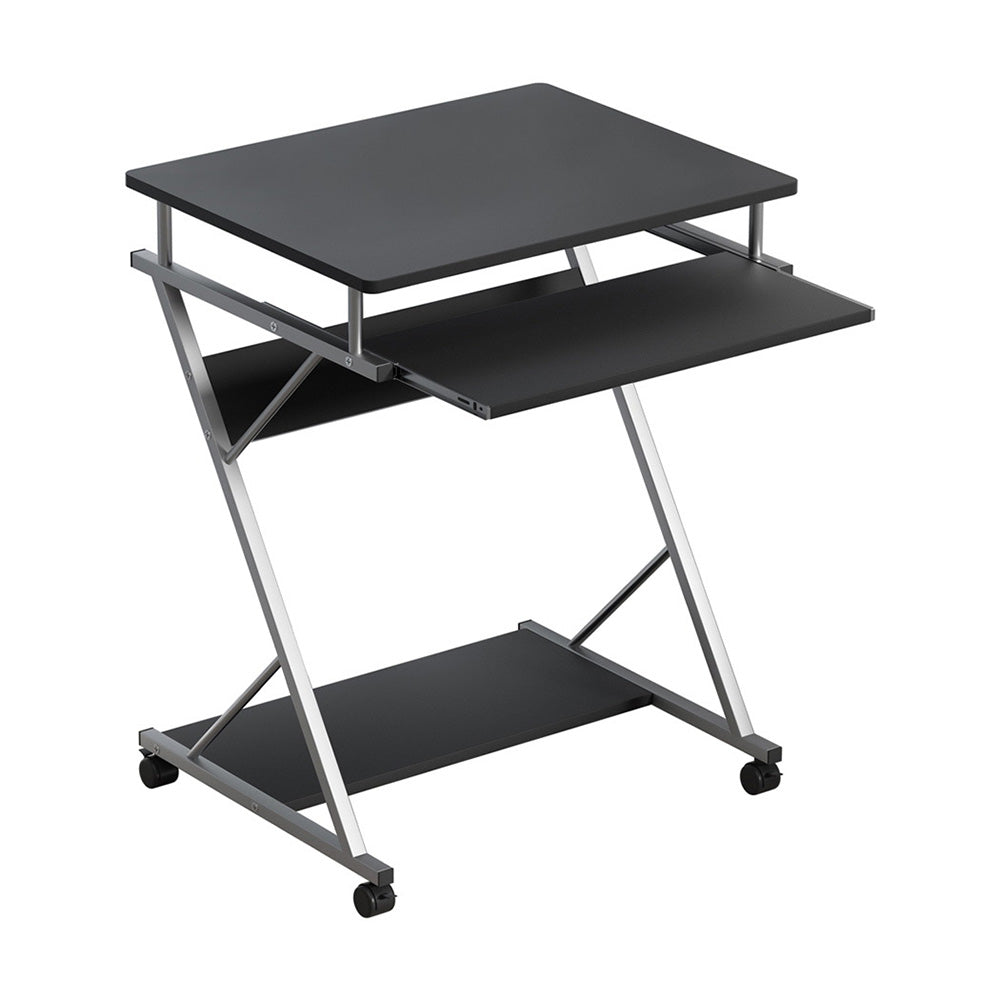 artiss-metal-pull-out-table-desk-black at www.mallsonline.com.au