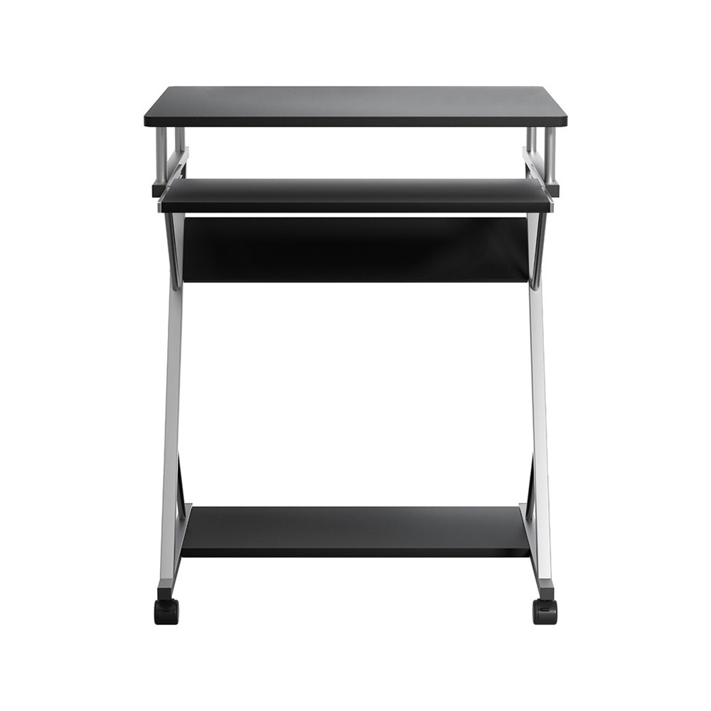 artiss-metal-pull-out-table-desk-black at www.mallsonline.com.au