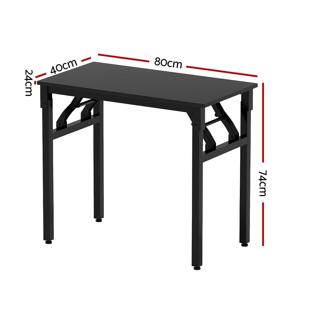 artiss-computer-desk-laptop-table-bookshelf-desk-storage-rack-office-study-black at www.mallsonline.com.au