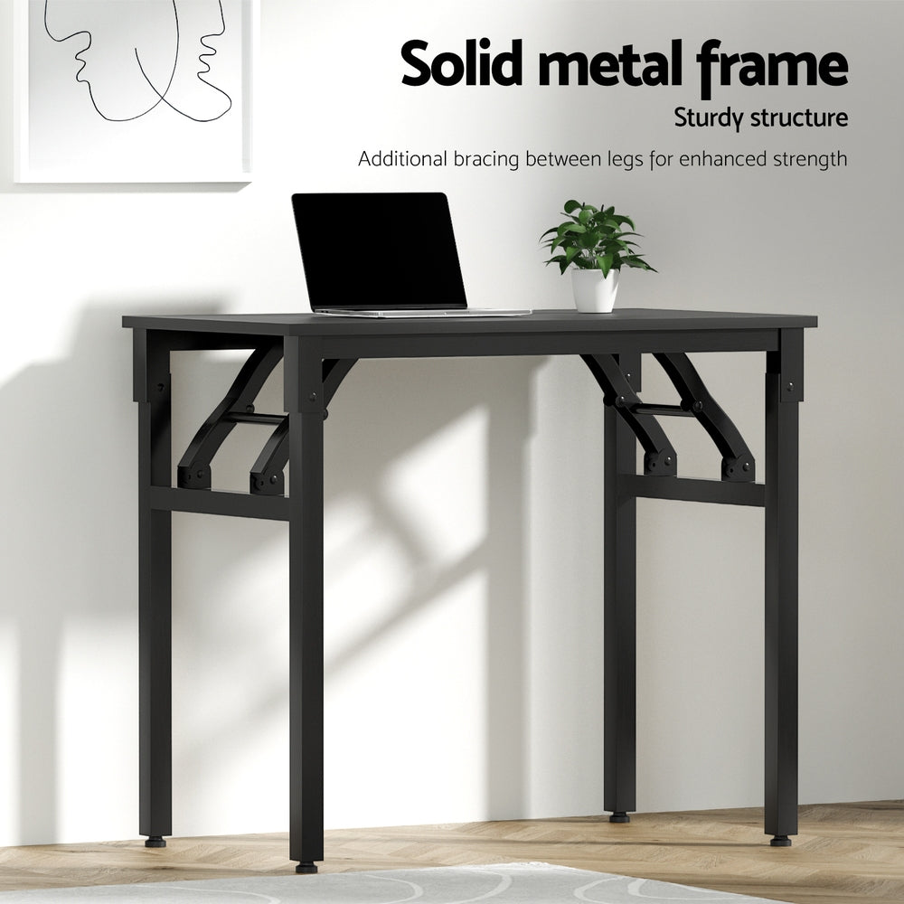 artiss-computer-desk-laptop-table-bookshelf-desk-storage-rack-office-study-black at www.mallsonline.com.au