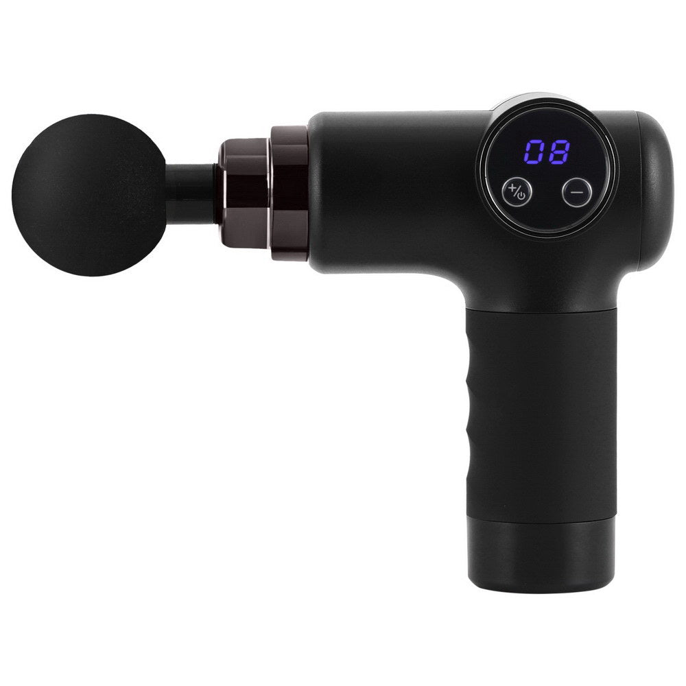 everfit-massage-gun-8-speed-4-heads-vibration-muscle-massager-chargeable-black www.mallsonline.com.au