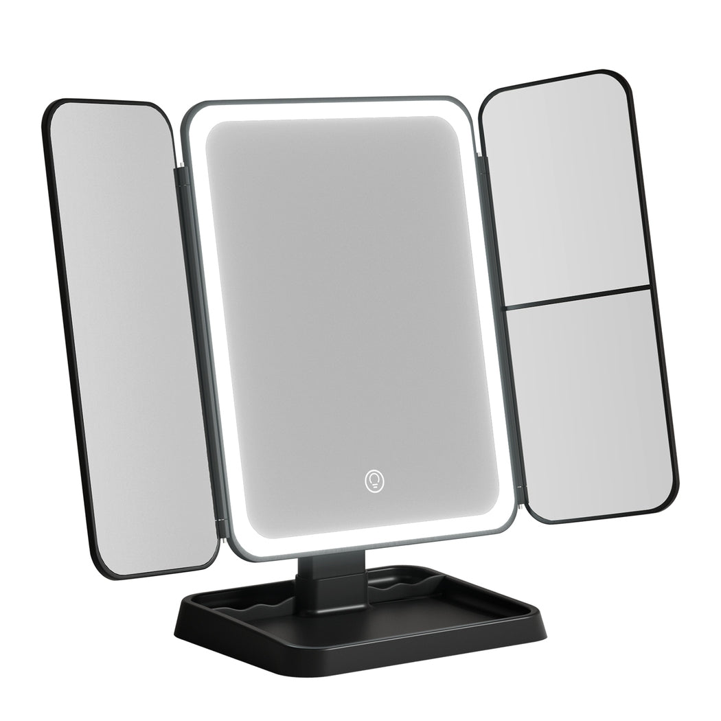 embellir-led-makeup-mirror-tri-fold-lighted-vanity-mirrors-1x2x3x-magnifications www.mallsonline.com.au