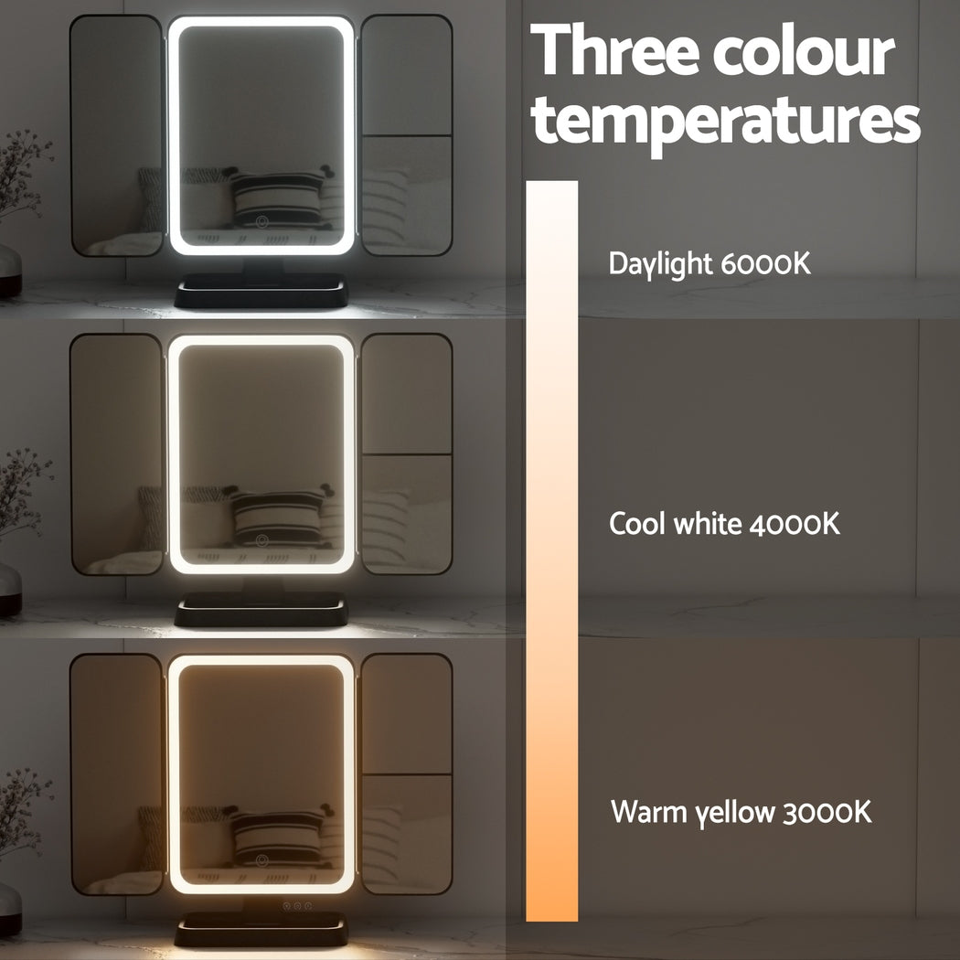 embellir-led-makeup-mirror-tri-fold-lighted-vanity-mirrors-1x2x3x-magnifications www.mallsonline.com.au