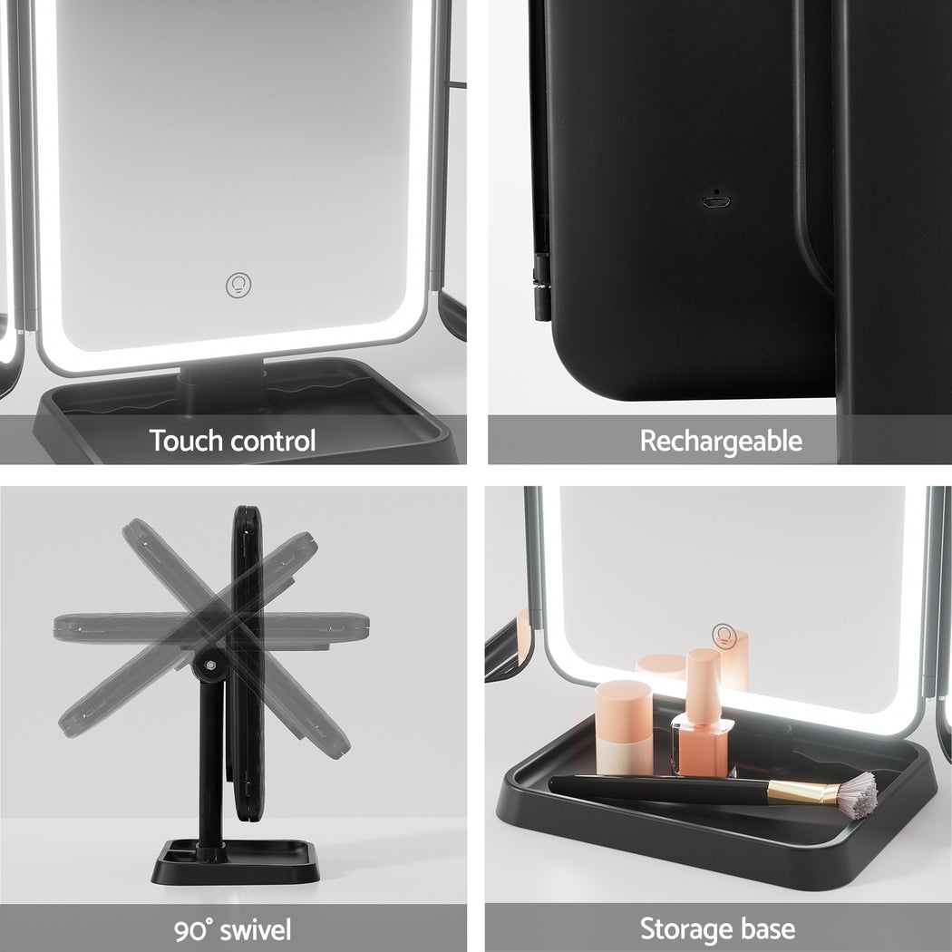 embellir-led-makeup-mirror-tri-fold-lighted-vanity-mirrors-1x2x3x-magnifications www.mallsonline.com.au