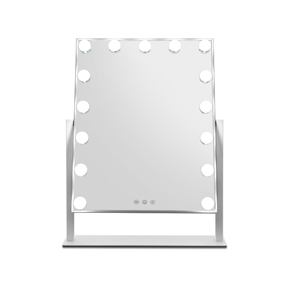 embellir-hollywood-makeup-mirror-with-15-dimmable-bulb-lighted-dressing-mirror at www.mallsonline.com.au