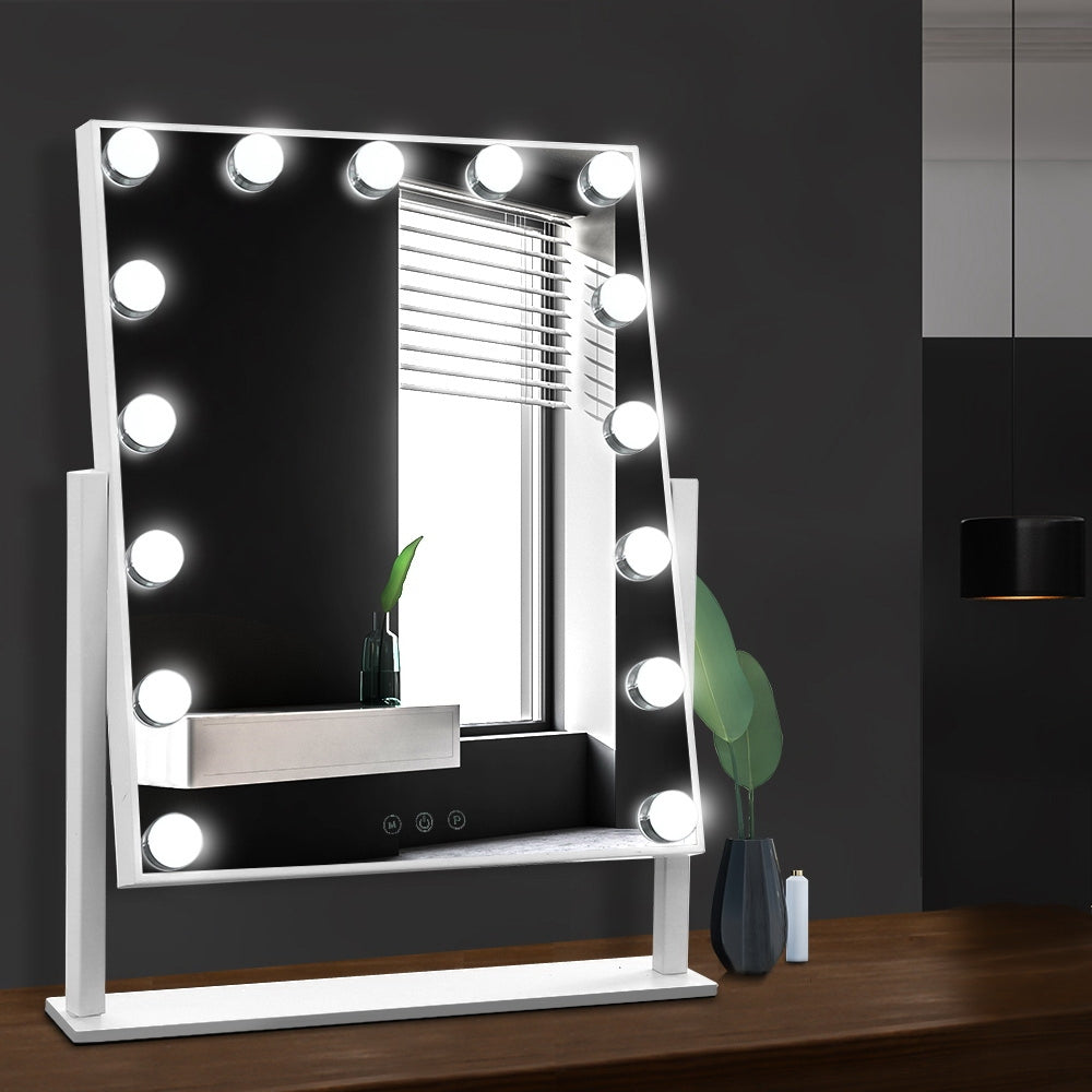 embellir-hollywood-makeup-mirror-with-15-dimmable-bulb-lighted-dressing-mirror at www.mallsonline.com.au