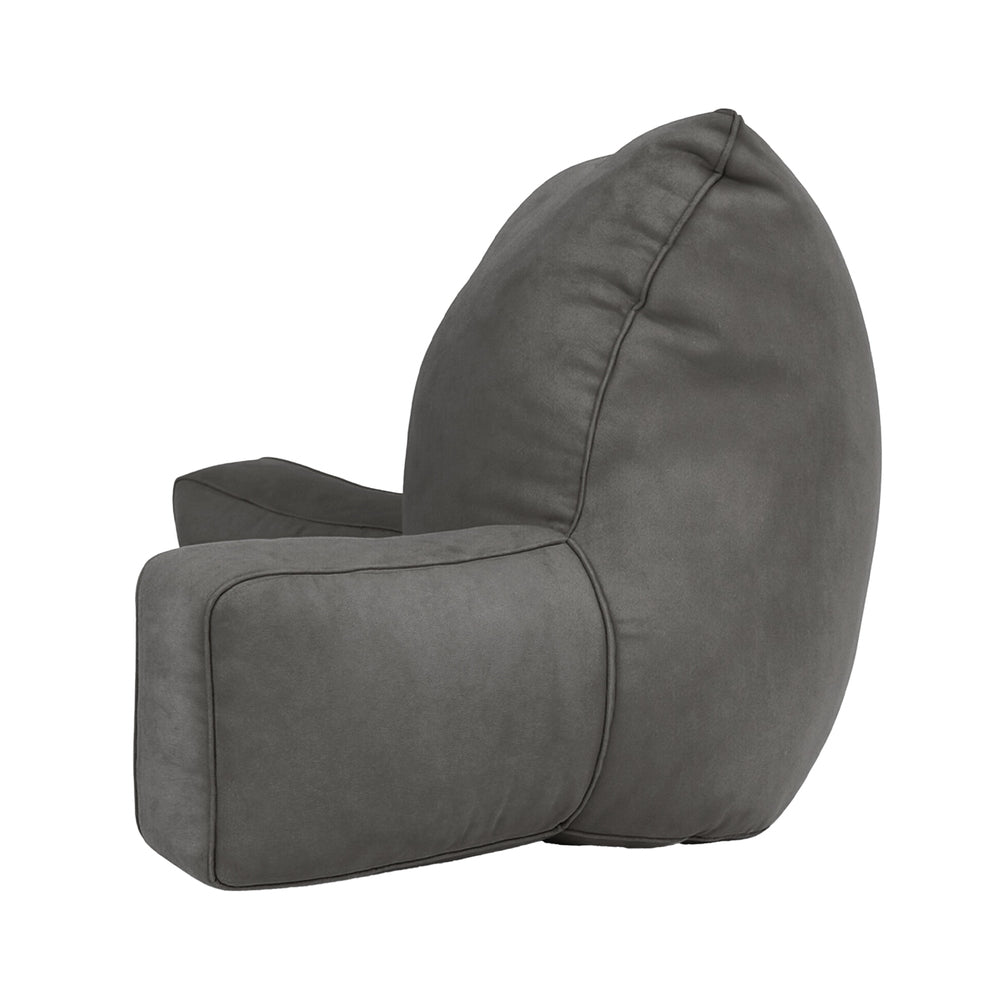 Giselle Reading Pillow Back Rest Lumbar Support Cushion Grey