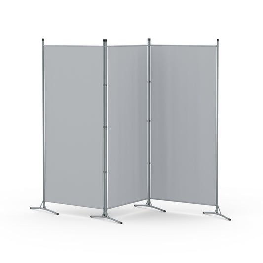 Artiss 3 Panel Room Divider Screen 260x180cm Fabric Grey