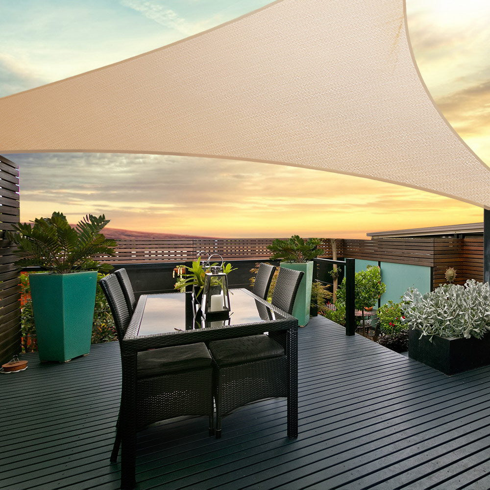instahut-5x5x5m-shade-sail-cloth-shadecloth-triangle-heavy-duty-sand-sun-canopy www.mallsonline.com.au