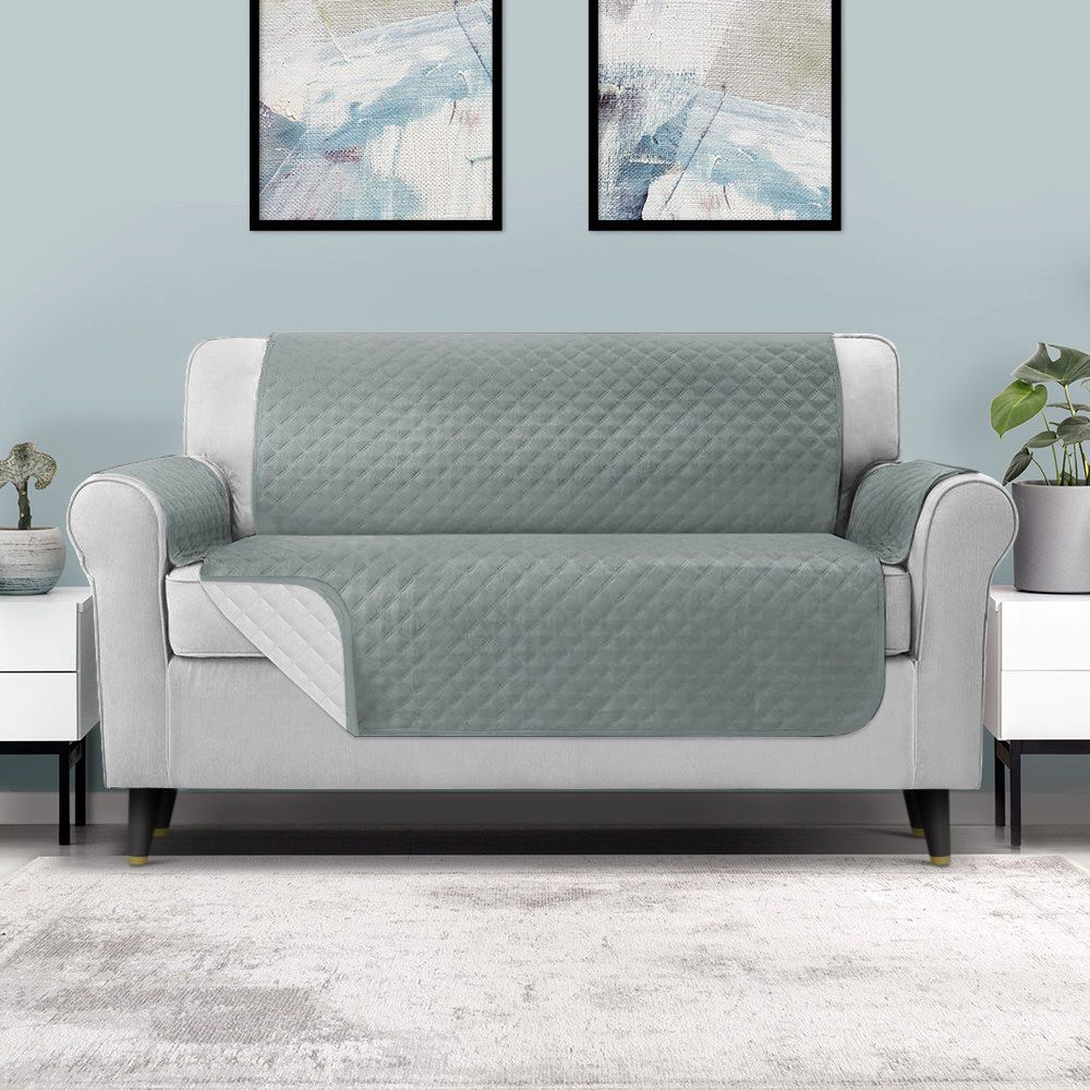 Artiss Sofa Cover Couch Covers 3 Seater Easy to Clean Grey