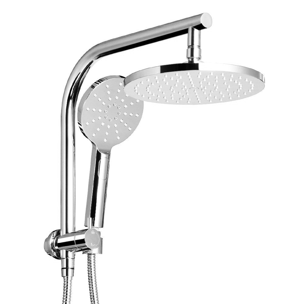 cefito-wels-9-rain-shower-head-set-round-handheld-high-pressure-wall-chrome at www.mallsonline.com.au