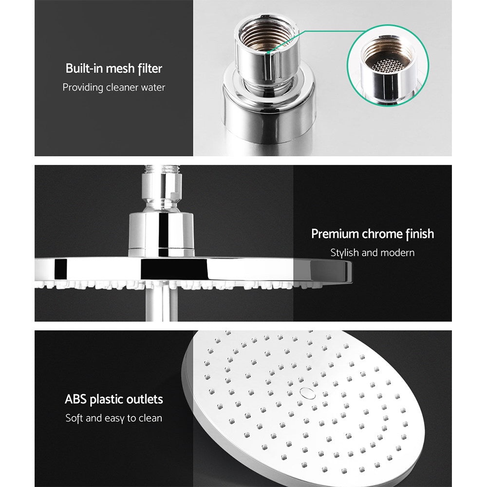 cefito-wels-9-rain-shower-head-set-round-handheld-high-pressure-wall-chrome at www.mallsonline.com.au