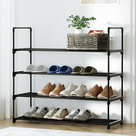 Artiss 4-Tier Shoe Rack | 16 Pairs Storage Organizer